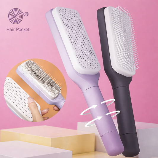 Hair Pocket™ – Samoczyszcząca szczotka do włosów